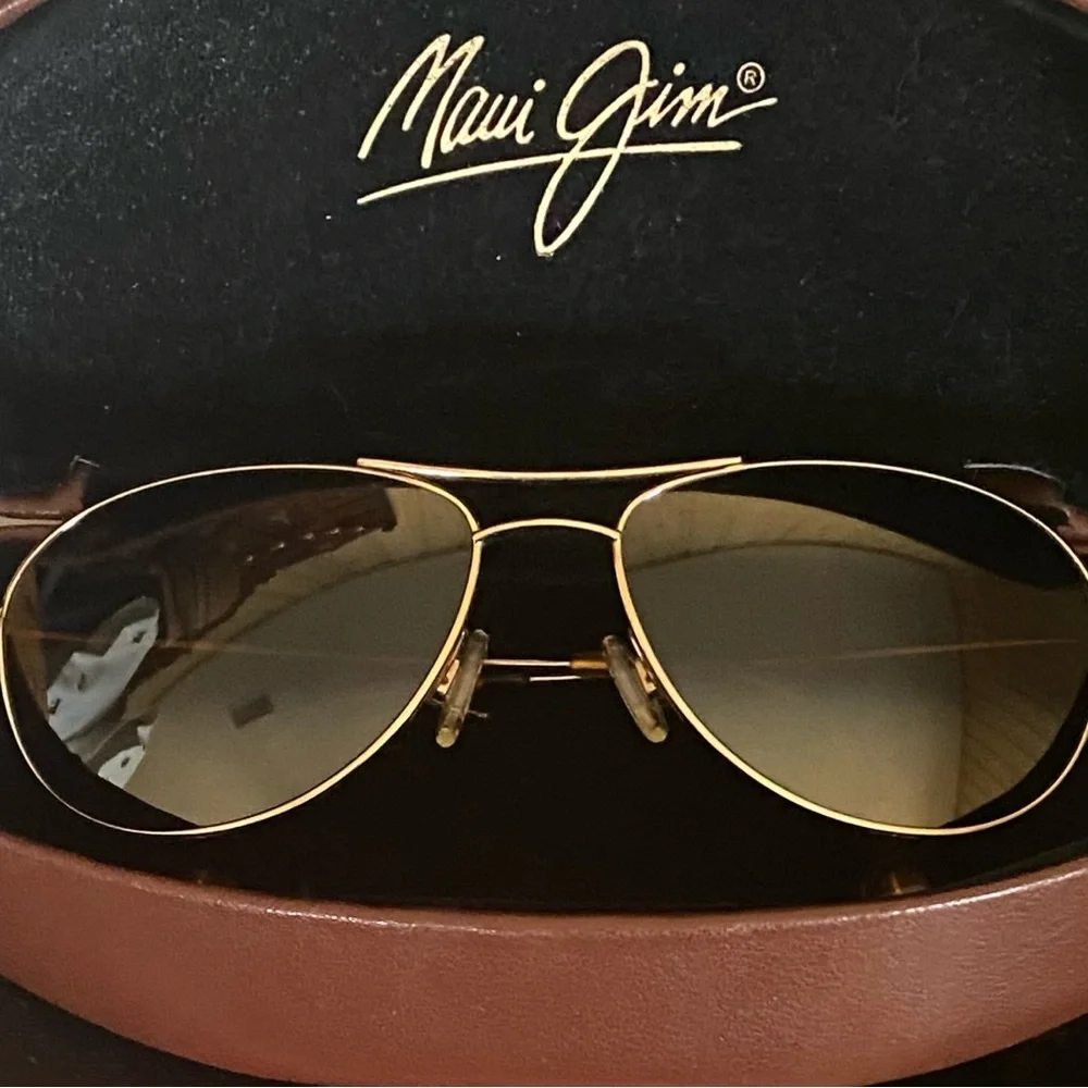 MAUI JIM UNISEX BABY BEACH AVIATOR PROGRESSIVE PRESCRIPTION SUNGLASSES